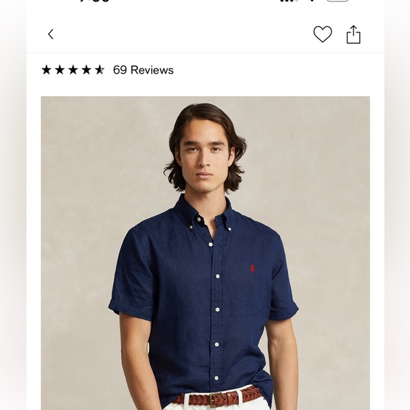 Polo Ralph Lauren - Men’s Linen - Picture 1 of 2